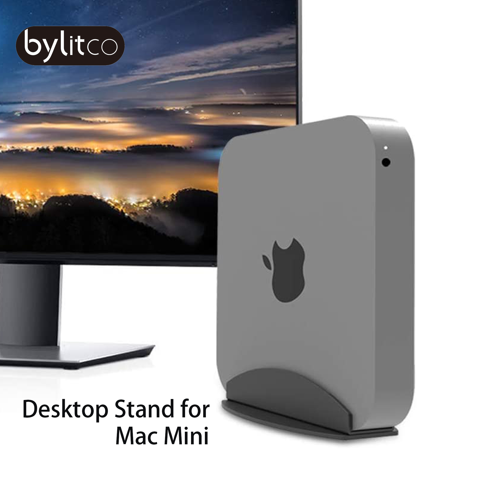 Stojak biurkowy Bylitco do mac mini m1/m2 /2014-2023 metalowy