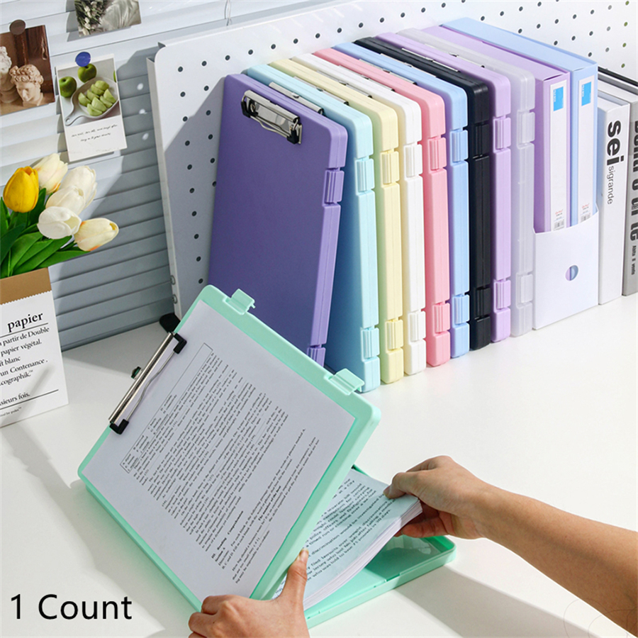 Carpeta de archivos multifuncional A4, organizador de papel de prueba de escritorio, tablero de documentos de oficina, caja de almacenamiento, tablero de escritura, oficina
