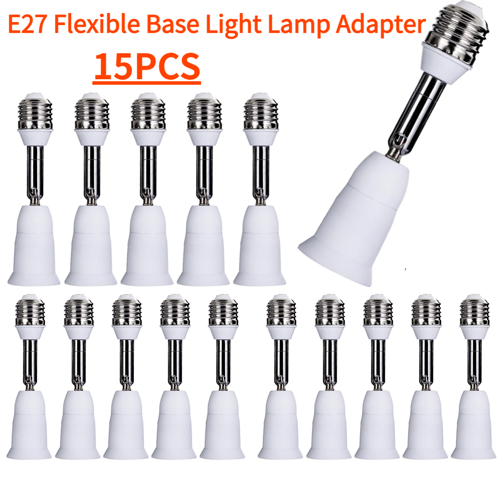 1-10 Stück LED-Glühbirne Lampen fassung flexible Verlängerung adapter buchse verlängern e27 bis e27 Adapter Konverter Wandfuß halters ch raube
