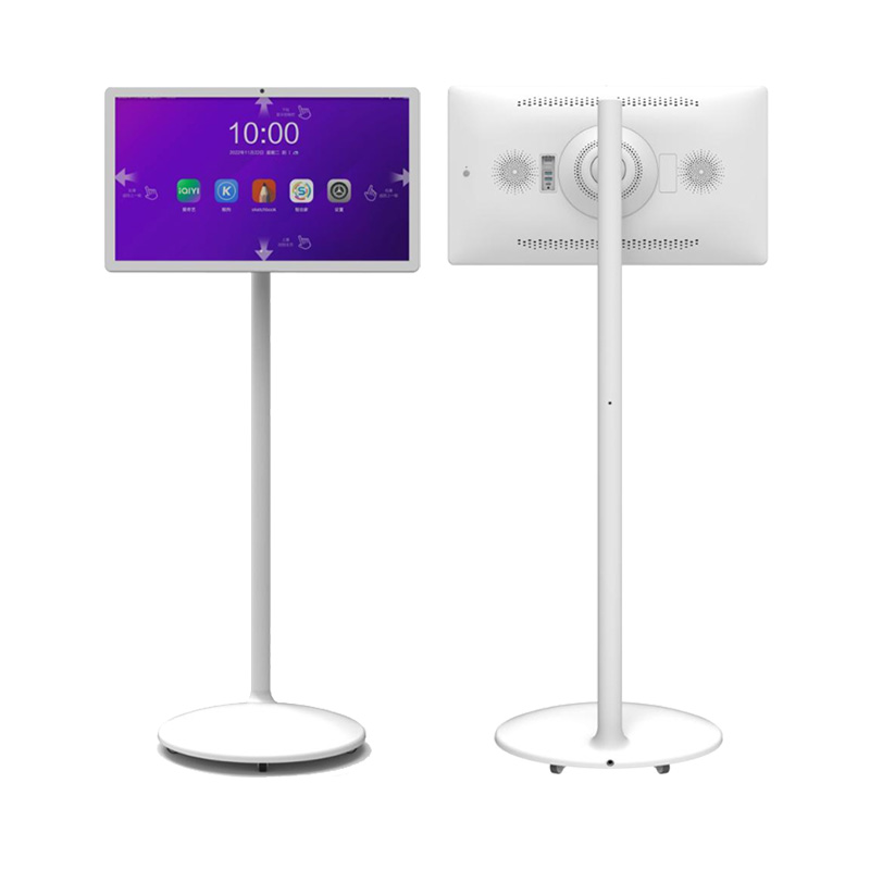 Televisor Inteligente Portátil Sin Batería con Pantalla Táctil Capacitiva de 10 Puntos, Pantalla Inteligente para Videollamadas Familiares
