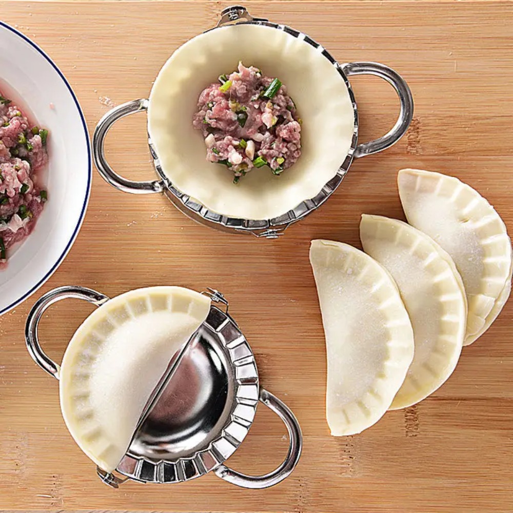 Urządzenie do robienia pierogów ze stali nierdzewnej Forma do pierogów Urządzenie do robienia ravioli Prasa do robienia ciast Prasa do owijania Urządzenie do robienia ciasta Akcesoria kuchenne