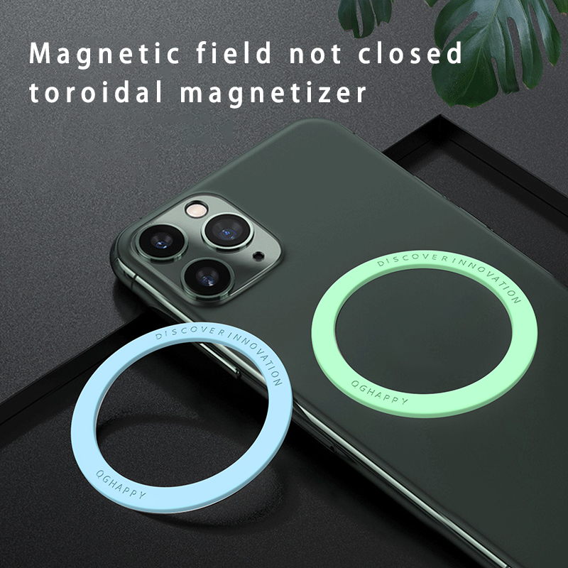 Магнитное кольцо для Magsafe Беспроводное зарядное устройство железный лист стикер магнитный автомобильный держатель для телефона для Apple iPhone 14 13 12 Xiaomi