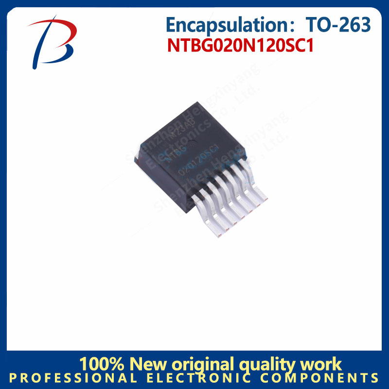 10pcs NTBG020N120SC1 package TO-263 N channel voltage :1.2kV Current :8.6A Current :98A field effect tube
