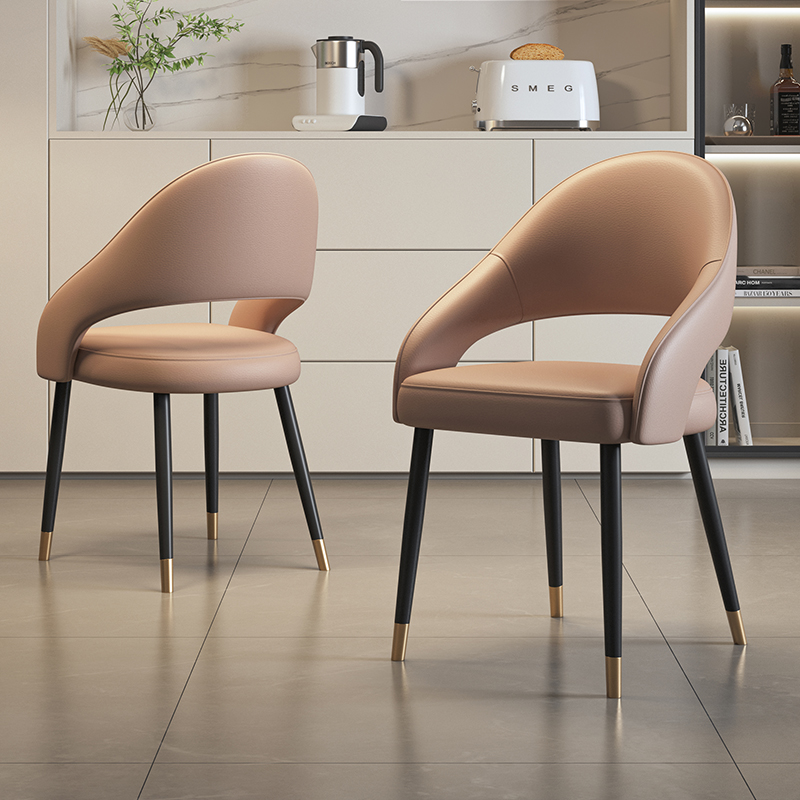 Italiaanse luxe eetkamerstoelen Minimalistisch Modern Vintage Trendy eetkamerstoelen Luie Europese Sillas Para Sala De Estar-meubels