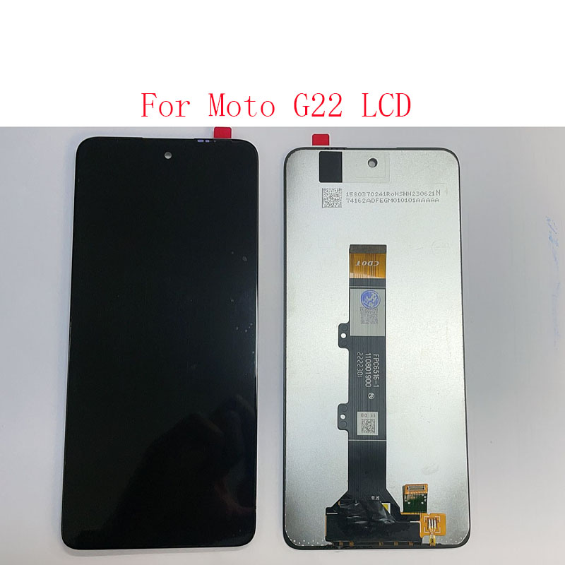 Motorola Moto G22 用 Pantalla LCD 6,5 パルガダス、デジタル化デバイスの取り付け、Moto G22 XT2231-2 用のパントラ タクティル リポスト