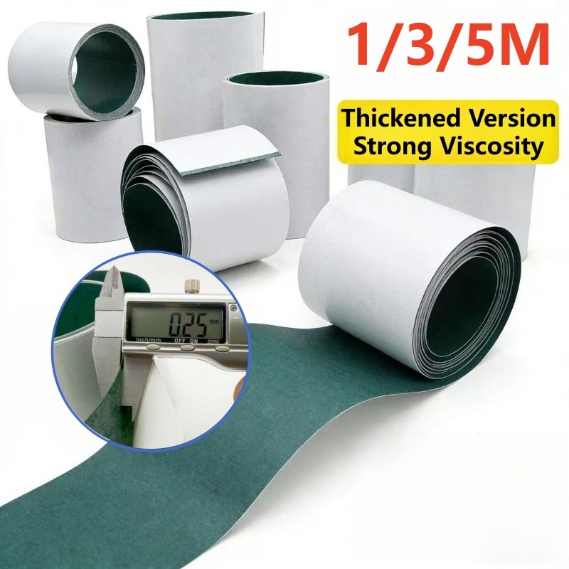 Cinta aislante de papel de cebada verde para baterías de iones de litio 18650, 1/3/5m, ancho 30~200mm, con adhesivo y almohadillas aislantes