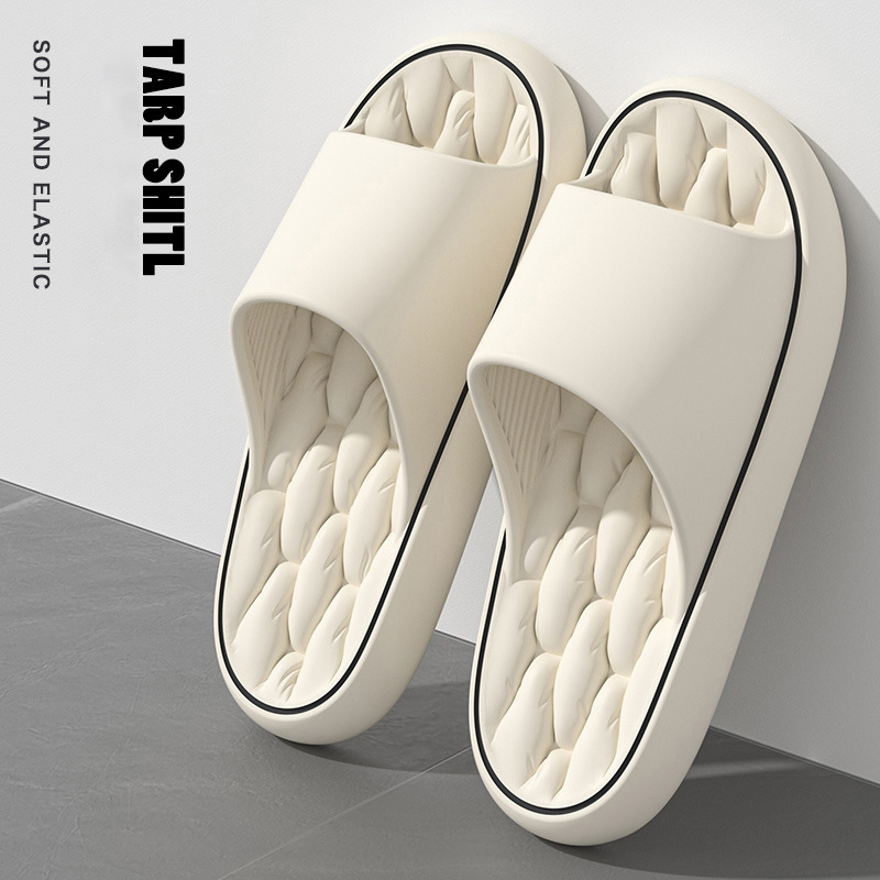 Superleichte, weiche Hausschuhe, einfache modische Slides, elastische EVA-Schuhe, bunte Sneaker, Flip-Flops für drinnen und im Badezimmer