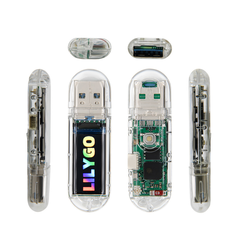 Płytka rozwojowa LILYGO T-Dongle-S3 z 0,96-calowym ekranem LCD, obsługą WiFi, Bluetooth i kart TF