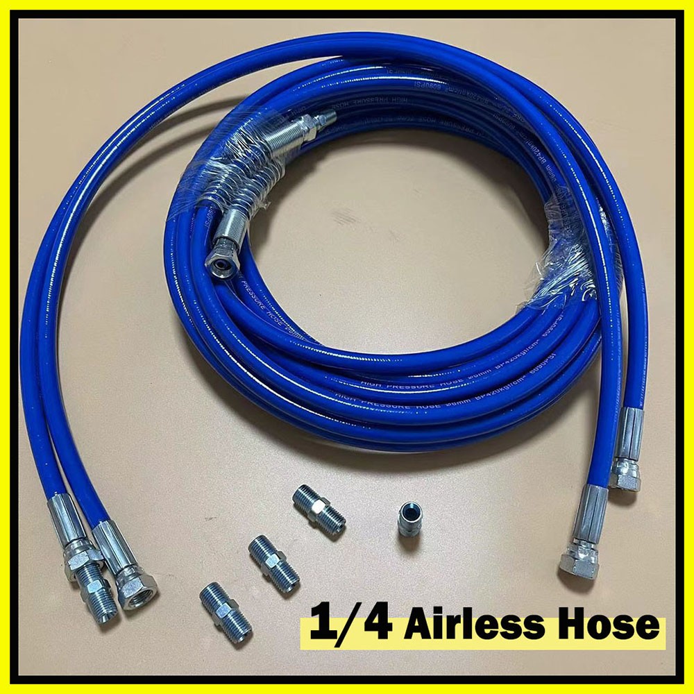 고압 호스 커넥터 1/4 "BSP 5800Psi 에어리스 페인트 분무기 예비 부품 페인트 분무기 호스 페인트 분무기 연결 파이프