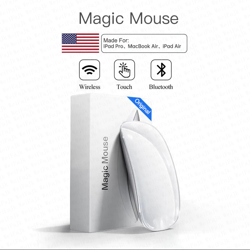 APPLE-souris magique tactile sans fil originale Bluetooth 5.0 pour Macbook Pro Air Mini tablette pour ordinateur portable PC iPad Gaming Ergonomico souris