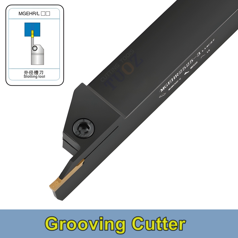 Tuoz mgehr mgehl ferramenta de ranhura externa 1010 1212 1616 2020 2525 -1.5/2/2.5/3/4/5 suporte cnc haste de cortador de torno