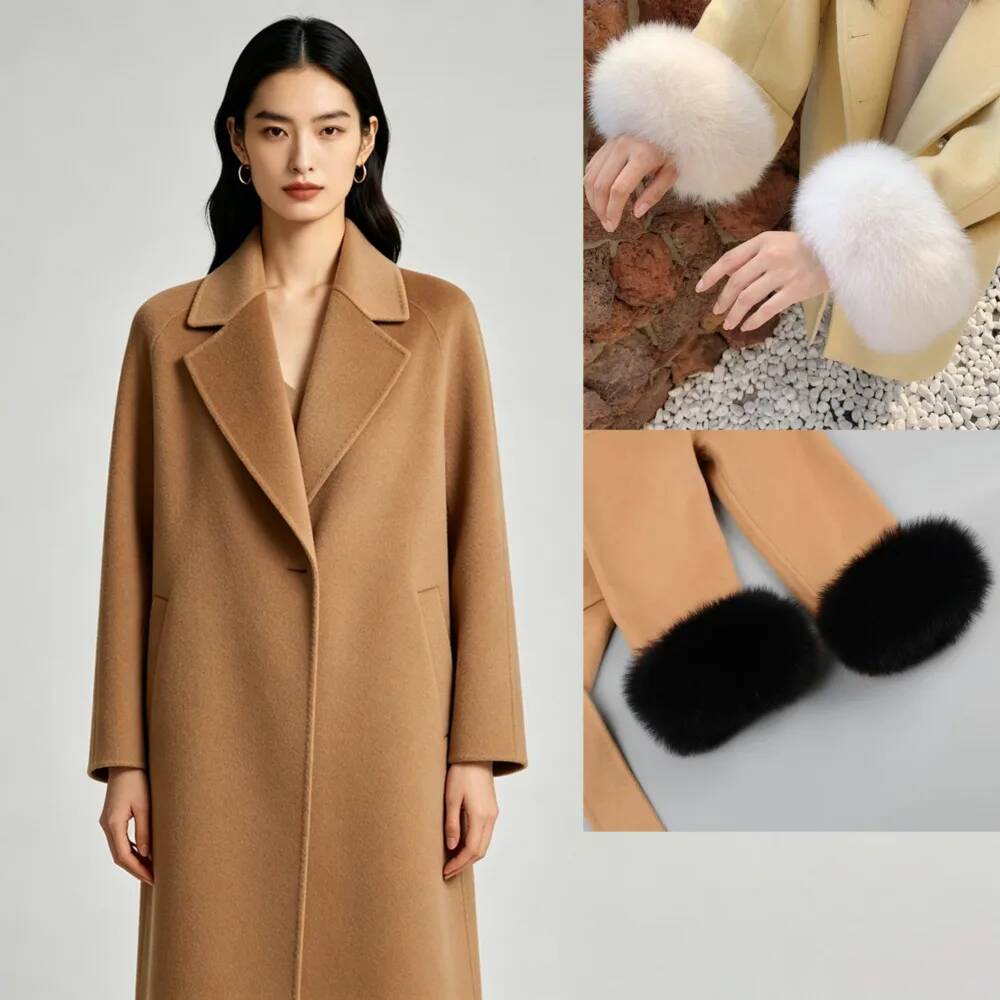 Women 100% Real Fox Fur Cuffs Winter Warm Fashion Bracelet Hand Wear Genuine Natural Fur Sleeve Customized Size And Colors Lady