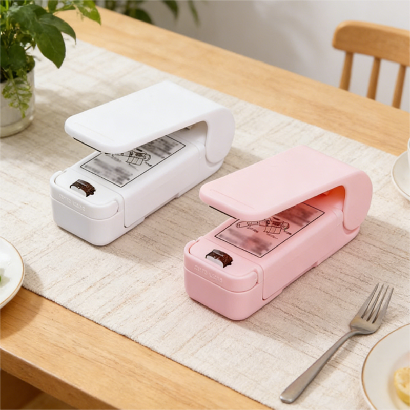 Foods Storage Sealing Machine,Handheld Mini Heat Bags Package Sealer,Plastic Bags Clips, Snack Vegetables and Fruits Keep Fresh
