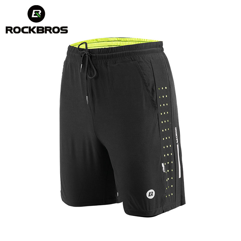 ROCKBROS Hardloopshorts Unisex Kleding Oefening Gymshorts Joggen Fitness Ademend Fietsen Buitensporten Fietsuitrusting
