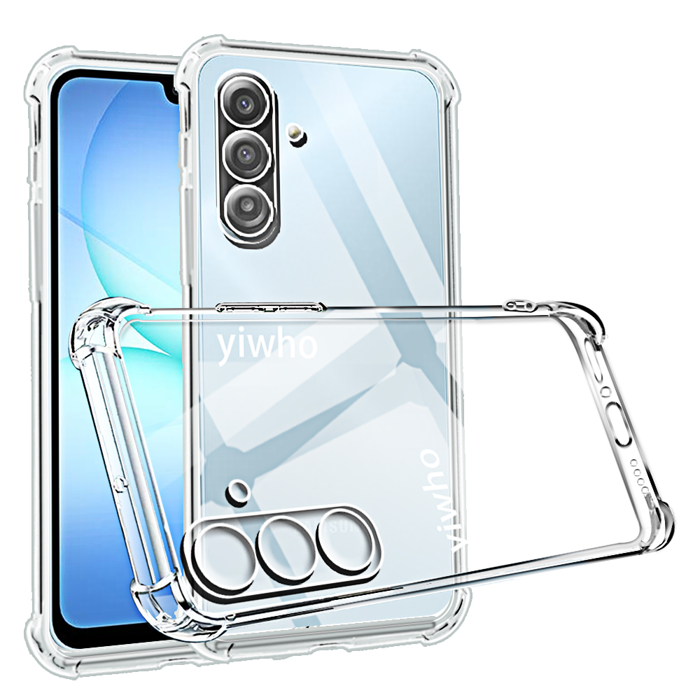 Coque de téléphone transparente pour Samsung Galaxy A17 4G 5G A07, coque arrière transparente et souple en TPU pour Galaxy A 17 07, coque complète