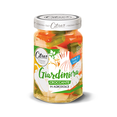 Gemüse in süß-saurer Essiggurke Giardiniera 290g - Citres