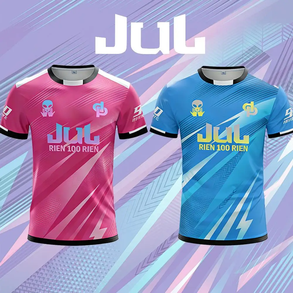 2026 Neues JUL Toto Ninetta Rien 100 Rien Trikot Sommer Outdoor Atmungsaktives Fußball-Trainingsshirt Herren- und Damen-Rundhals-T-Shirt