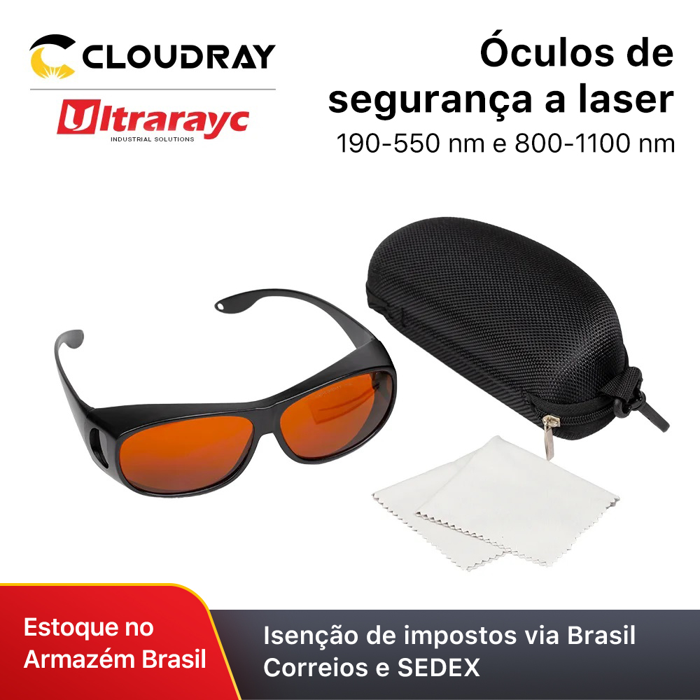 Ultrarayc 355 & 532nm óculos de laser tamanho médio tipo b óculos de proteção escudo proteção para uv & verde laser óculos de segurança