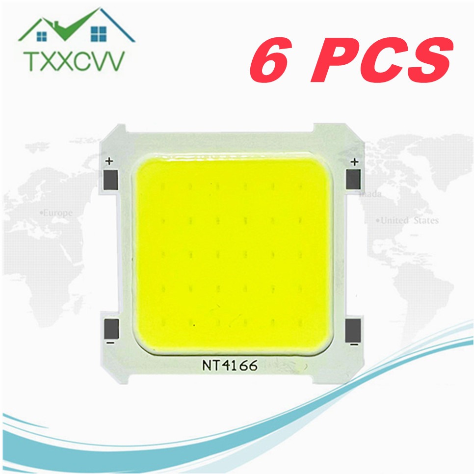 6/1Pcs New LED COB Chip 5W High with Bright White Light Durable USB Portable Pocket Flashlight Camping Light Source Repair Parts