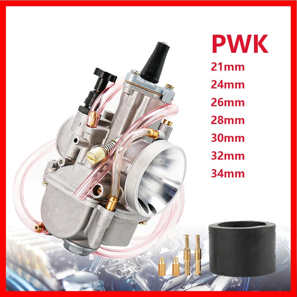 Pwk 21 24 26 28 30 32 34 2t 4t motorrad vergaser mit power jet für yamaha für mikuni koso für atv quad utv