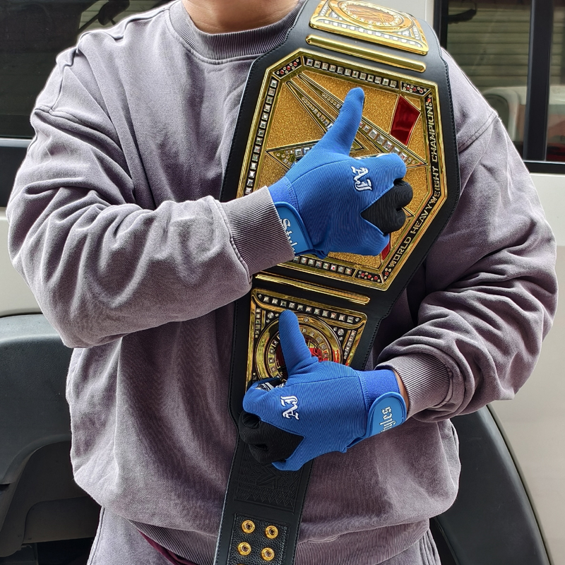 Чемпионский пояс мира по тяжелым весам Black World Heavyweight Championship Belt Gold Undisputed Title Championship Belt 1:1 Collectibles