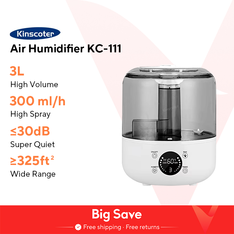 Kinscoter 3l Luftbe feuchter profession elle Großraum be feuchter Pflanzen nebel Aroma diffusor mit Fernbedienung Timer