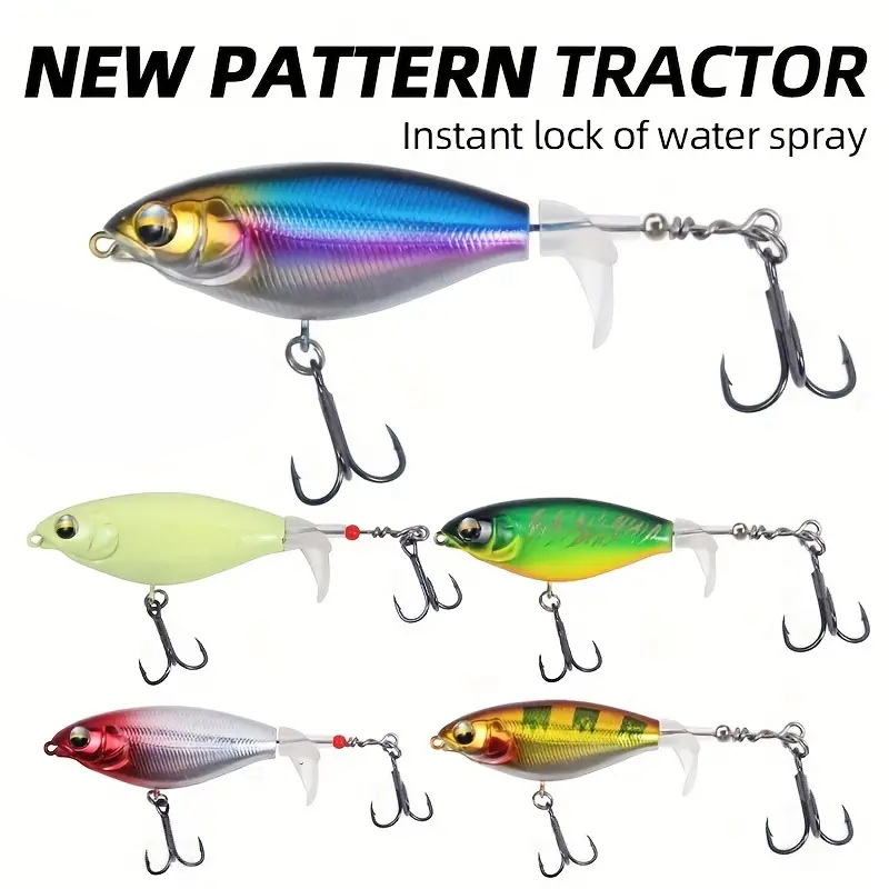 1 sztuk Whopper Fishing Popper przynęta 75mm 6.5g Topwater ołówek sztuczna twarda przynęta Bass miękkie obrotowe woblery ogonowe sprzęt wędkarski