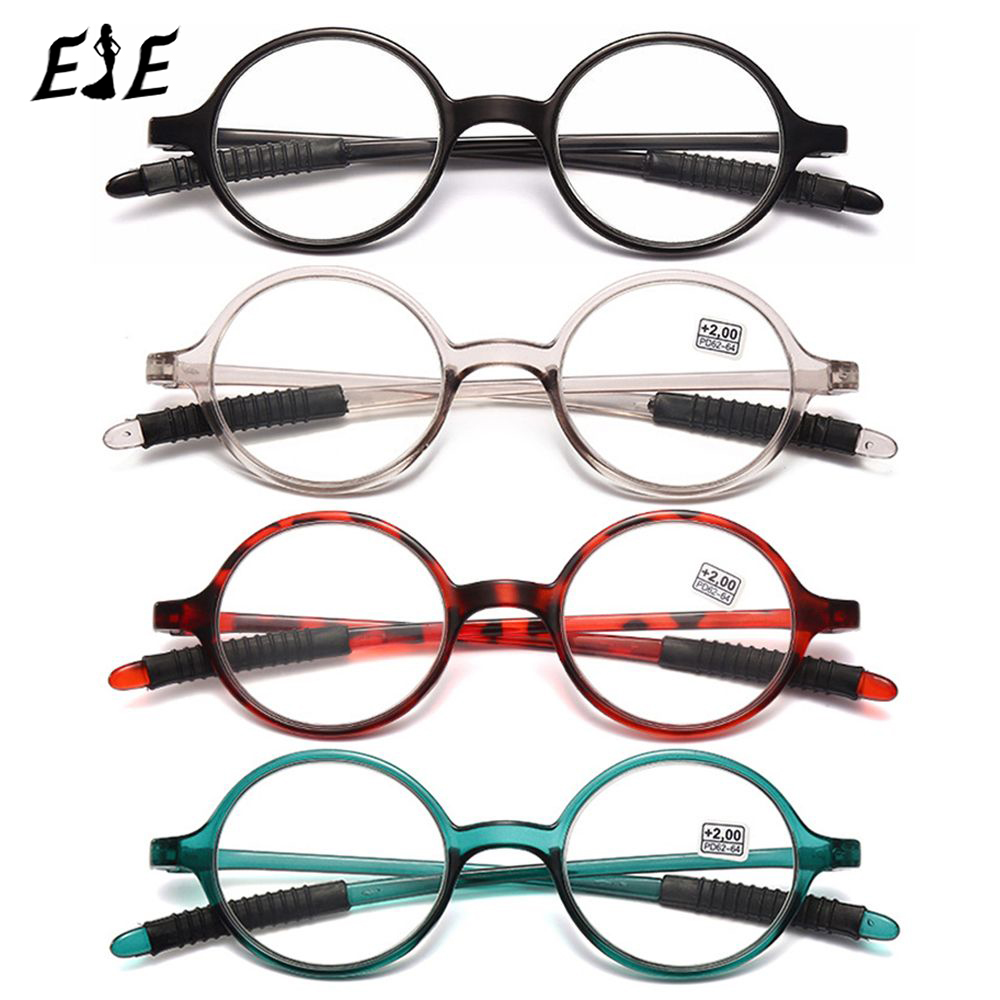 Retro Round Reading Glasses Women Men Fashion Clear Lens Presbyopia Eyeglasses Ultralight Magnifying Eyewear gafas +1.0 +4.0
