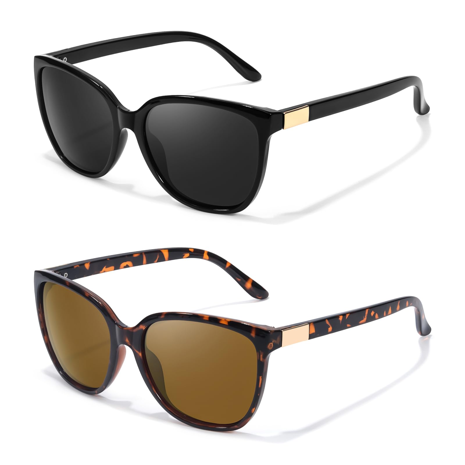 2P Polarised Sunglasses Womens - Stylish and Trendy UV400 Protection for Outdoor Activities