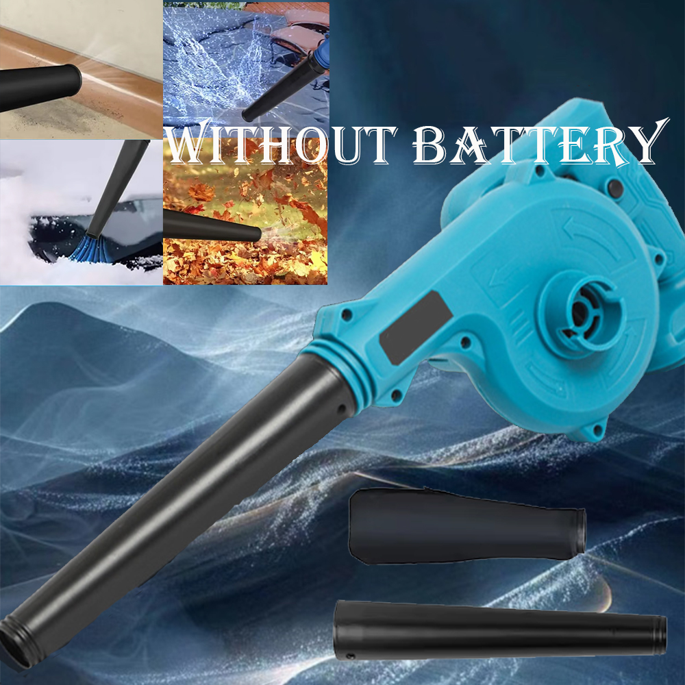 Schnurloses elektrisches Luftgebläse, 2-in-1-Luftgebläse und Saugnapf, handgehaltener Laubcomputer-Staubsammler, Reiniger für 18-V-Batterie von Makita