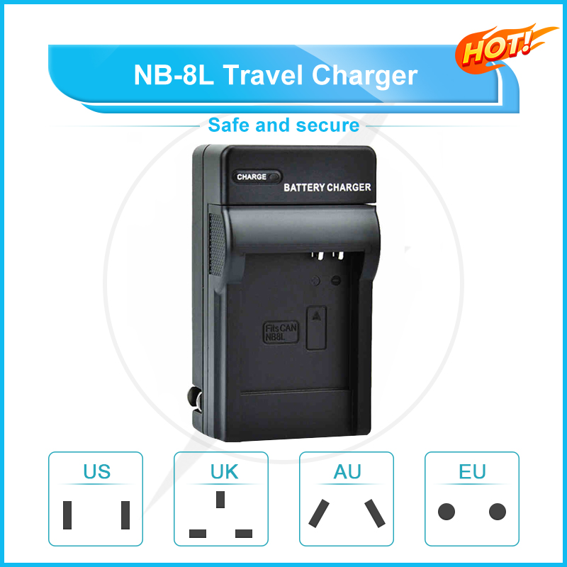 NB-8L NB8L NB 8L Travel Charger สำหรับ Kamera Canon A3300 A3200 A3100 A3000 A2200 A1200
