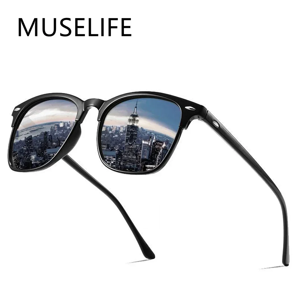 Nieuwe Gepolariseerde Zonnebril Klassieke Vintage Mannen Zonnebril Anti-Reflecterende Spiegel Mannen Out Deur Zonnebril Fashion Bril Uv400