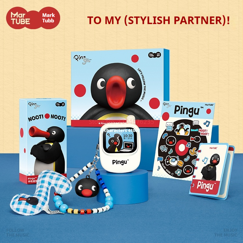 Anime Perifere Nieuwe Pingu Smart Screen Elektronisch Speelgoed Anime Figuren Pingu Telefoon Decoratie Ornamenten Speelgoed Kerstvakantie Verjaardagscadeau