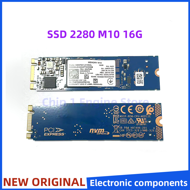 1/2PCS New&original memory M10 Internal Solid State Drive M10 M.2 2280 16GB SSD PCIE NVME 3.0 applied to Intel Optane