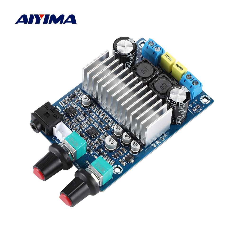 AIYIMA TPA3116 Loa Siêu Trầm 100W Bảng Mạch Khuếch Đại Rạp Hát Tại Nhà Mini Amp TPA3116D2 Âm Thanh Bộ Khuếch Đại Công Suất Bass DC12-24V