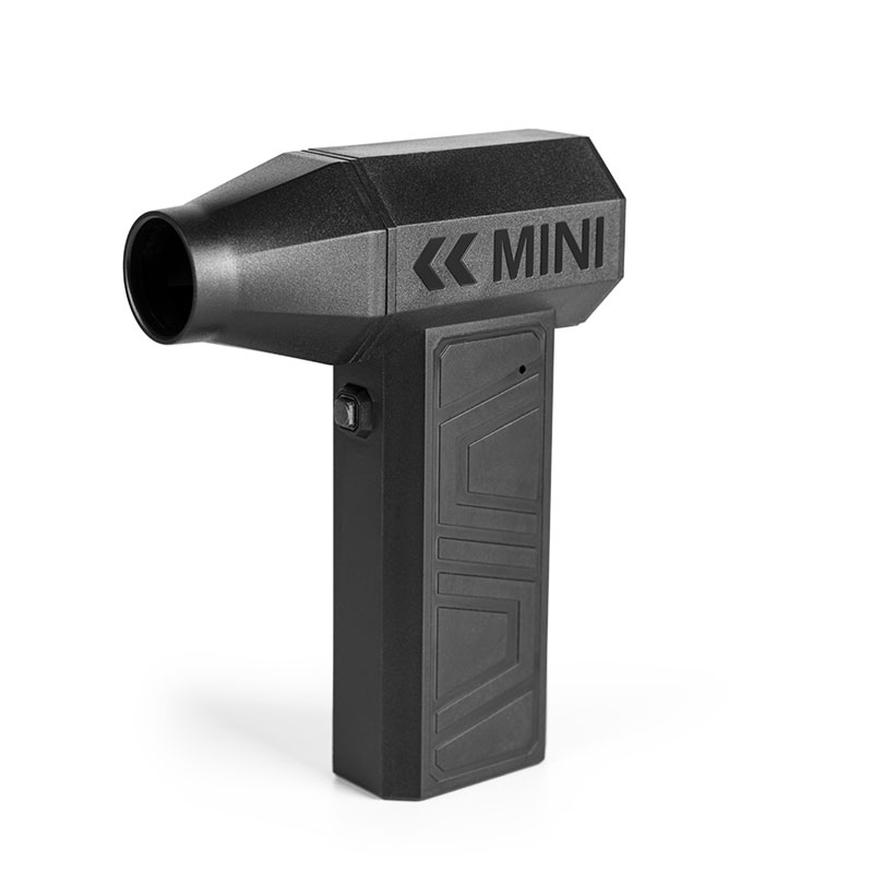 Ventilador de ar elétrico 90000 rpm, motor sem escova, ventilador violento de alta velocidade, proteção contra superaquecimento de 52 m/s, bateria de 4000mah 