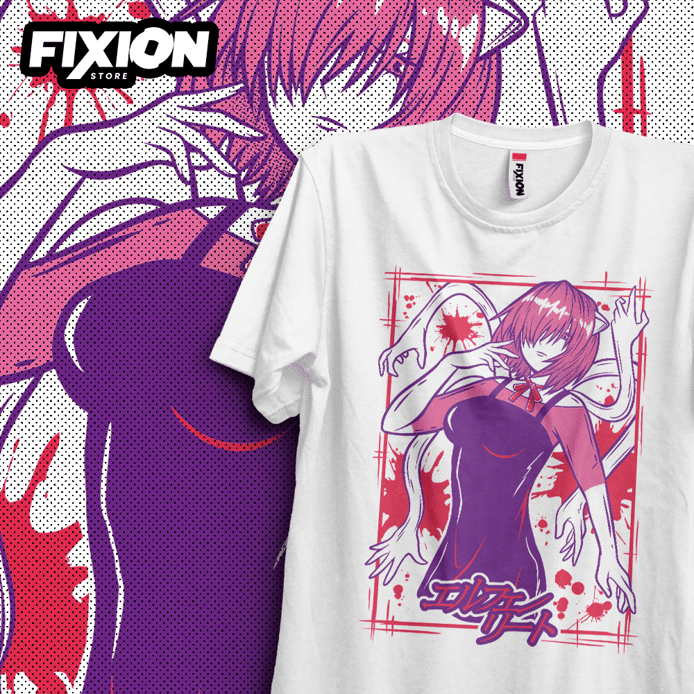 Elfen Lied – Abril – Koszulka anime Manga Prezent dla miłośnika anime Wszystkie rozmiary Bawełna