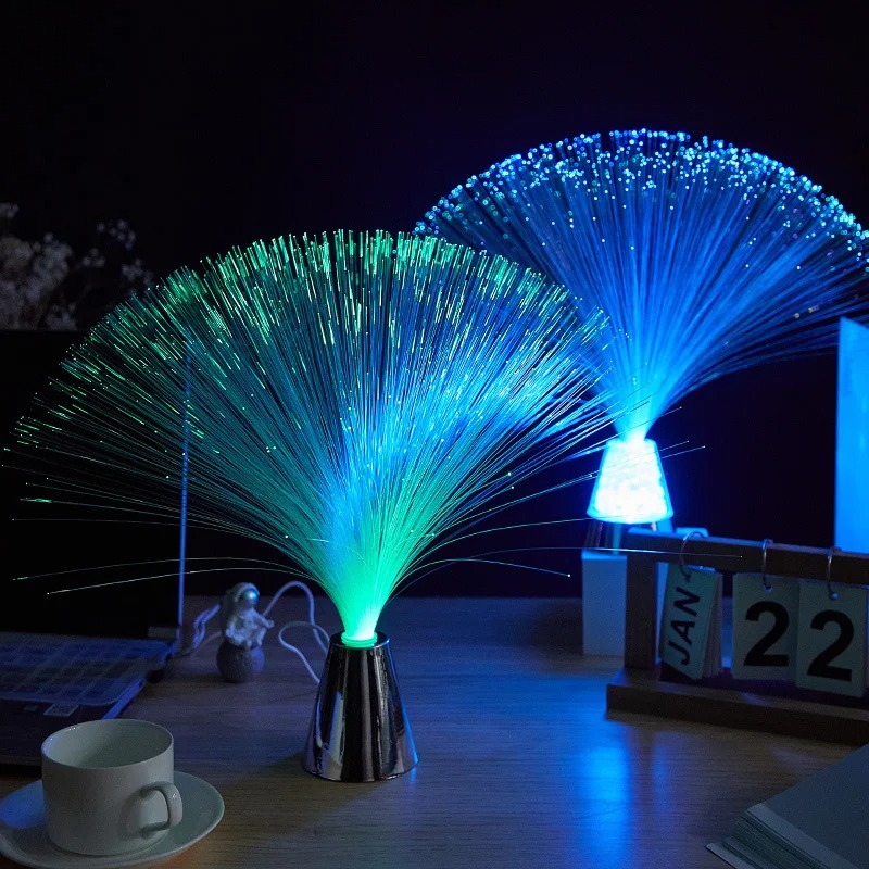LED Fiber Optic Lamp Multicolor Star Sky Light For Holiday Wedding Centerpiece Optic Fiber LED Night Lighting Decor lamp