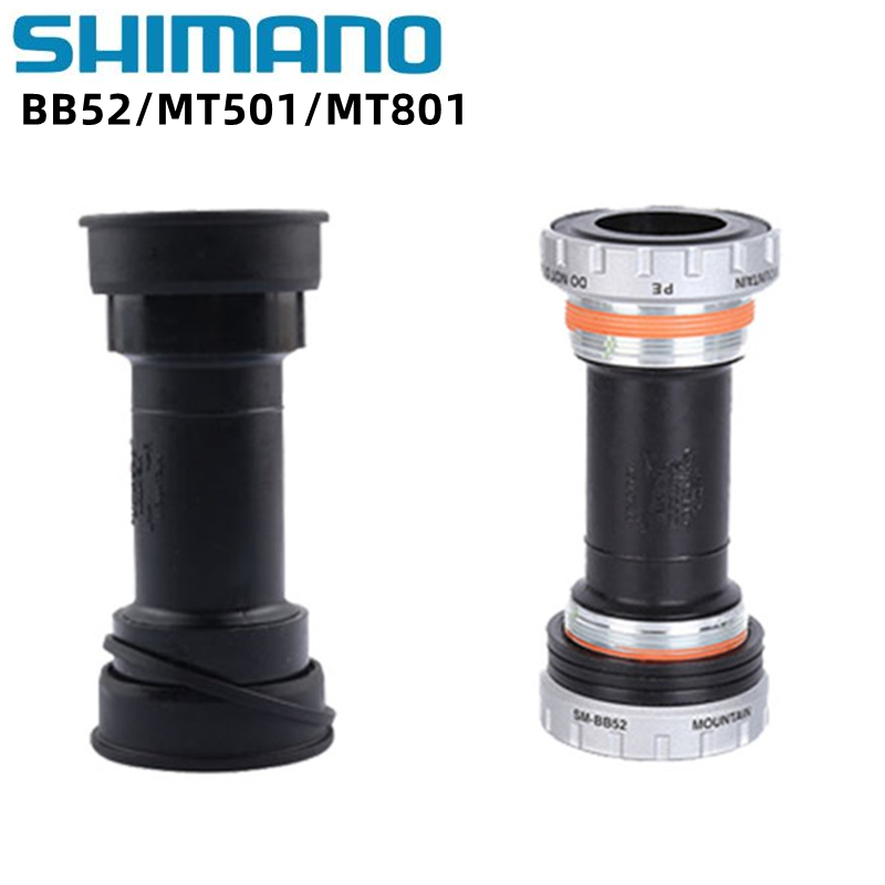 Shimano DEORE XT SLX MT801 BB52 MT501 68mm/73mm MT500 89.5/92mm pressa originale BB MTB staffa inferiore per Mountain Bike bicicletta