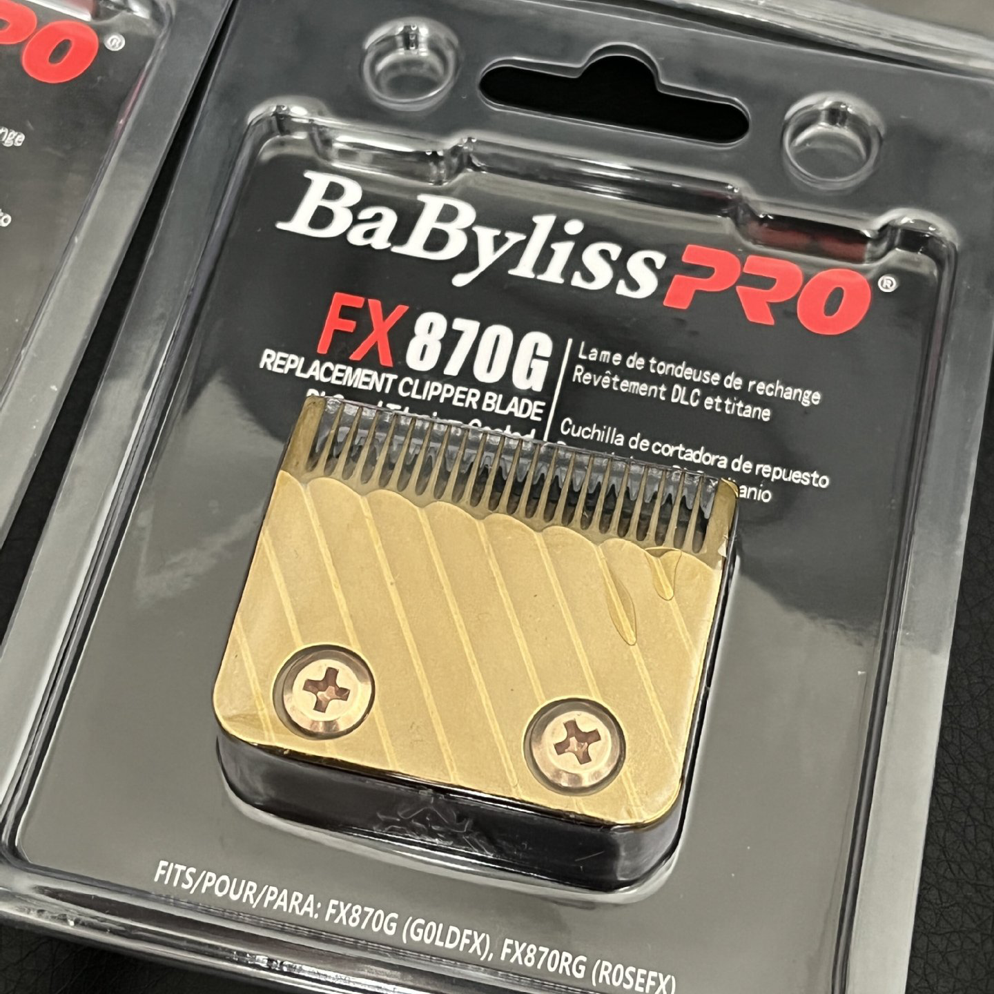 Compatible con BaByIissPRO FXRF2G cuchilla de repuesto FX870G/FX707Z/FX8010B/FX802G cortadora de pelo cuchilla descolorida de repuesto