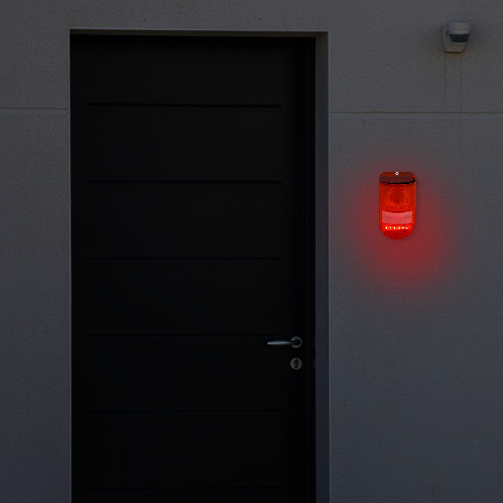 Professional Solar Warning Light for Outdoor Use Solar Security Light IP65 Weatherproof Farm Livestock Construction Garden