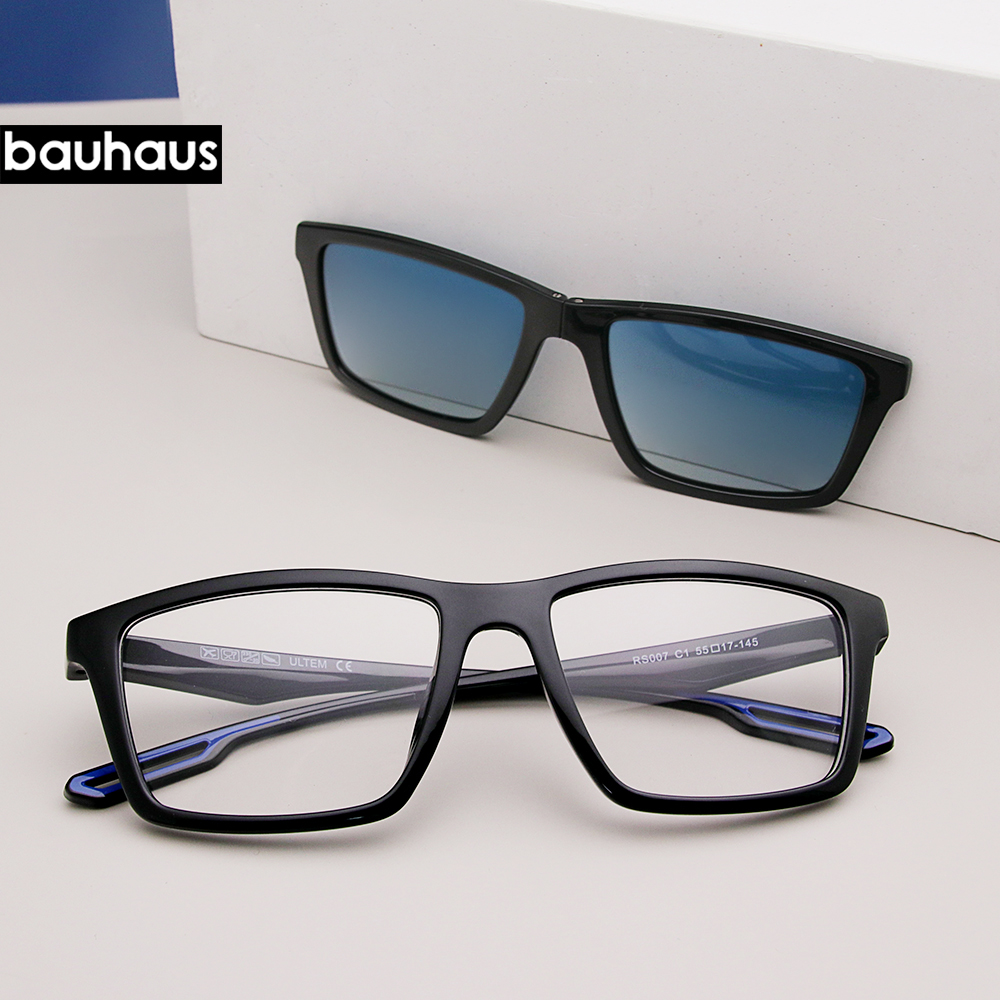 Rs007 Fashion Design Bril Sportief Vierkant Gepolariseerde Magneet Brillen Brillenmontuur Voor Mannen ﻿