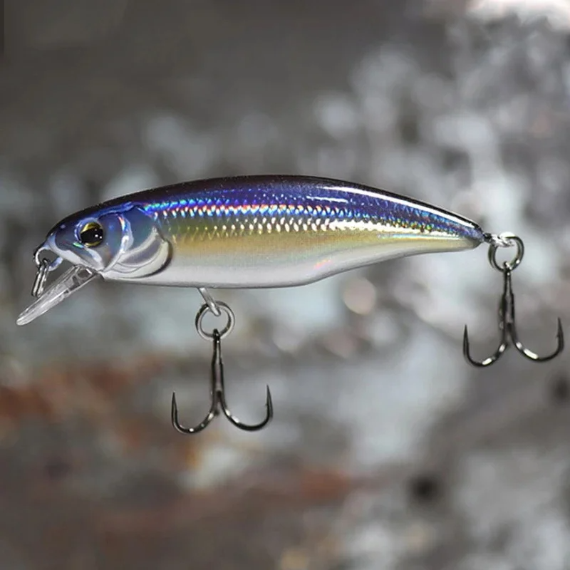 Iscas de Pesca Minnow Afundantes Modelo Japonês Popular 52mm 4.5g Jerkbait para Bass e Pike, Carkbait, Wobblers, Swimbait, Isca Rígida Profissional
