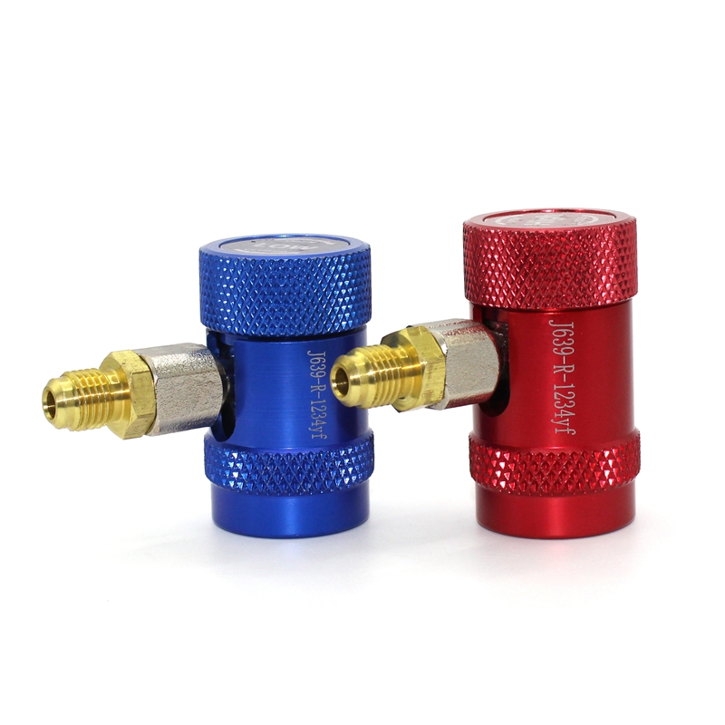 Gratis Verzending, Nieuwe Koelmiddel 1234YF Handleiding Snelkoppeling Hoge En Lage M12 * 1.5, r1234 Koelmiddel Joint Filler Overgang Joint