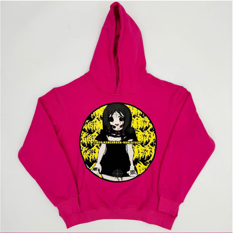 Nuevos hombres KEN CARSON A Great Chaos NARICISSIS Tour pulóver sudaderas con capucha sudaderas con capucha terciopelo algodón grueso polar US N188