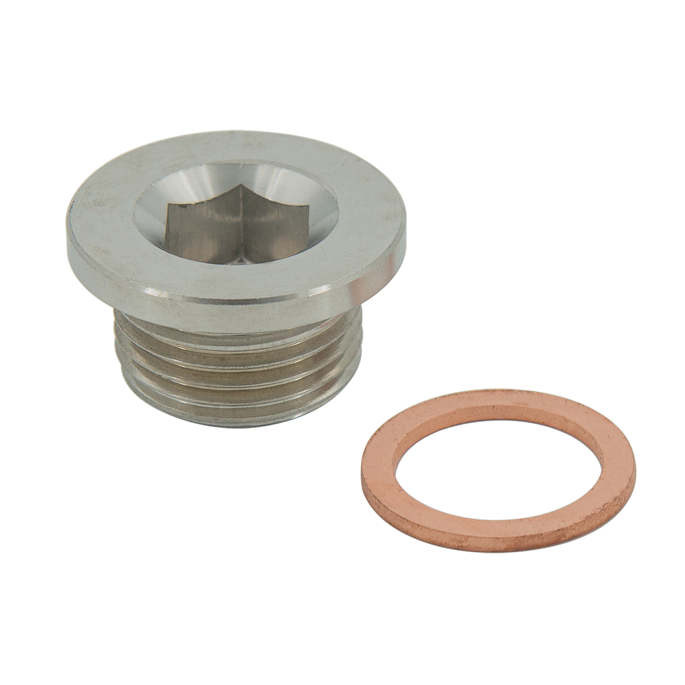 Universal SS304 O2 Oxygen Sensor Plug Automobiles lambda Sensors Bung Plug M18X1.5 M12 X 1.25 Thread With Washer Silver