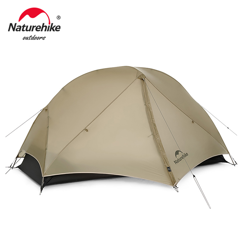 Naturehike Палатка Mongar 2 человека Палатка Открытый Кемпинг Палатка ПортативныйПутешествия Палатка 2 Слоя Палатка Водонепроницаемая Ультралегкая Палатка 20D Нейлон Ткань Палатки