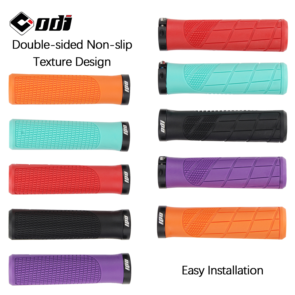 ODI Rubberen Handvatten MTB Lock-on Grip Schokbestendig Antislip Mountain/Racefiets Handvat Cover Opvouwbare Loopfiets Accessoires
