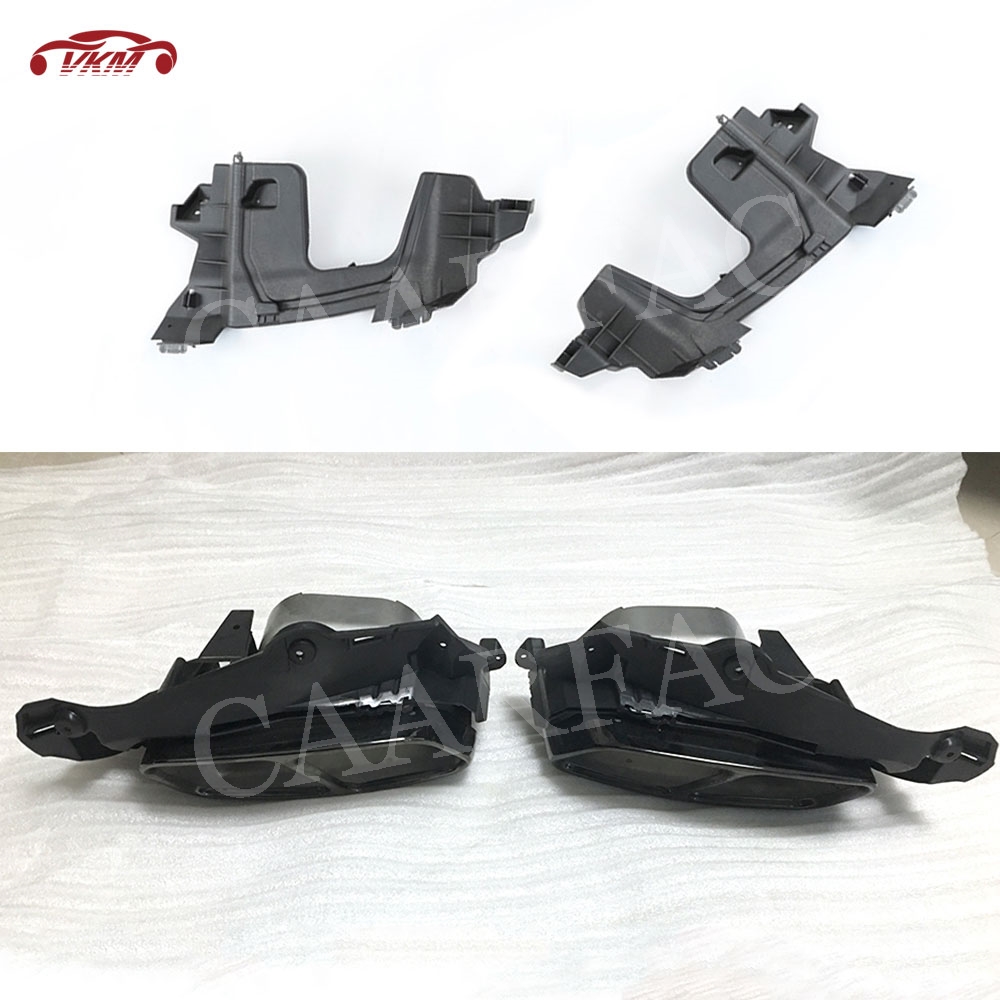 PP Material Knalpot Ujung Knalpot Dudukan Belakang Gantungan Braket Penyangga untuk Mercedes Benz A CLA C E Class W176 W117 W205 W213