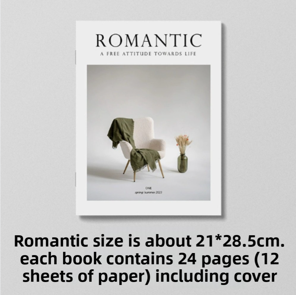Ins Style Minimalist English Magazine Background Photography Props Street Photography Homestay Decoration Ornaments